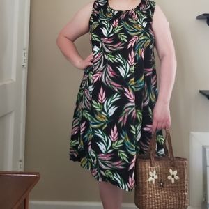 Croft and Barrow Petite tropical dress